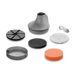 MINI LUCIDATRICE A BATTERIA SPAZZOLA ROTANTE LUCIDA AUTO FARI CERCHI PULIZIA