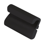 Set 20 clips centrali - Nero