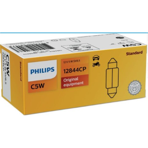 PHILIPS Lampadine 12V C5W 5W SV8,5 12844CP