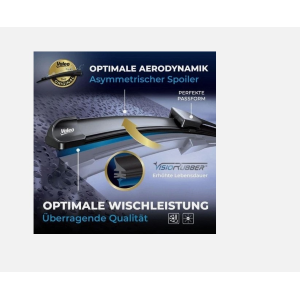 Spazzola Tergi Valeo 577916 Silencio Flat Blade Set per Renault Dacia