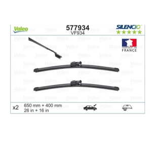 Spazzola Tergi Valeo 577934 Silencio Flat Blade Set