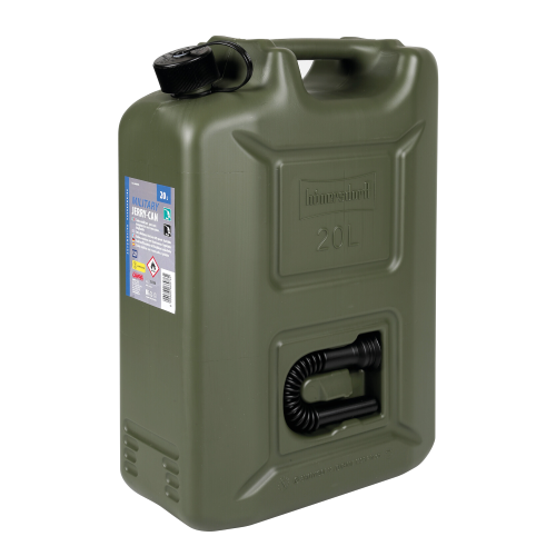 Tanica carburante in polietilene, modello militare - 20 L