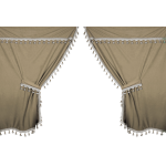 Premiere, set tende in microfibra per camion - Beige
