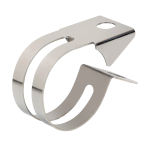 S2, staffa portafari in acciaio inox