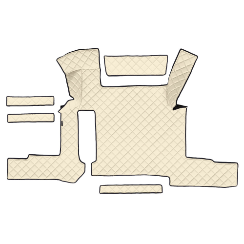 Tappeto centrale in Skeentex - Panna - compatibile per Man TGX (01/17>06/20) man