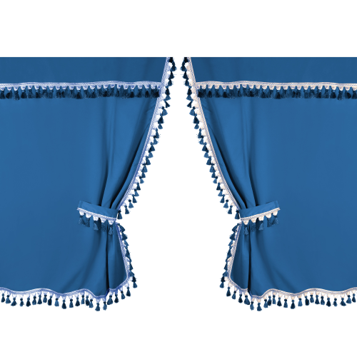 Oscura, tende centrali per camion, cabina alta - Blu