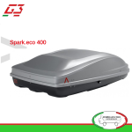BOX BAULE UNIVERSALE PORTABAGAGLI TETTO AUTO G3 SPARK.eco 400 - 330 LT - 22.414