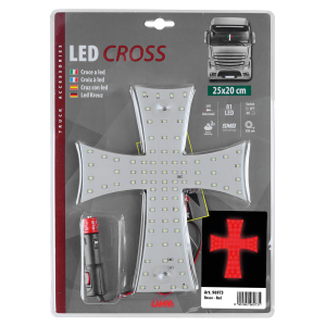 Croce a Led 24V - Rosso
