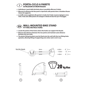 Bike Rack, portaciclo a parete
