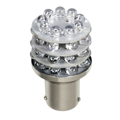 12V Lampada Multi-Led 36 Led - (P21W) - BA15s - 1 pz  - D/Blister - Arancio