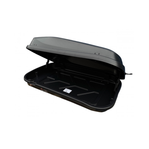 BOX BAULE DA TETTO PORTAPACCHI NERO OPACO GEV E9017 EASY BLACK 320 LITRI