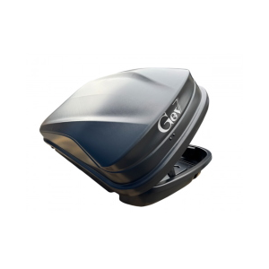 BOX BAULE DA TETTO PORTAPACCHI NERO OPACO GEV E9017 EASY BLACK 320 LITRI