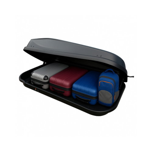 Box da tetto Easyblack 480 Nero Opaco