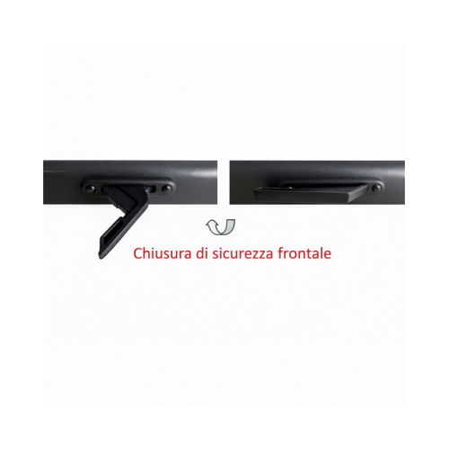 Box da tetto Strike 480 Dual-side Nero Lucido