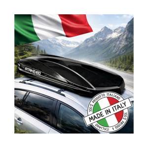 Box da tetto Strike 480 Dual-side Nero Lucido