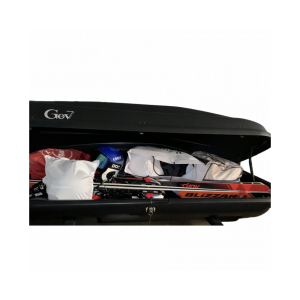 Box da tetto X-Treme 600 Dual-side Nero Opaco