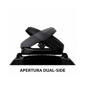 Box da tetto X-Treme 600 Dual-side Nero Opaco