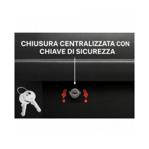 Box da tetto X-Treme 600 Dual-side Grigio Scuro Antracite