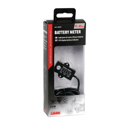 Indicatore di carica a Led per batteria, 12V