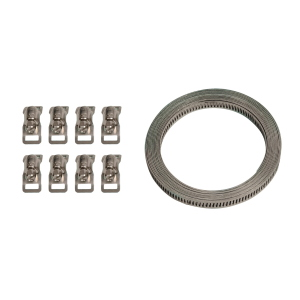 KIT NASTRO IN ACCIAIO CON 8 MORSETTI UNIVERSALE 70023 LAMPA