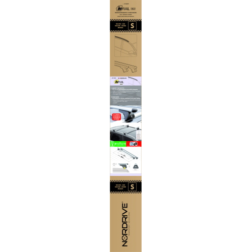 Alumia In-Rail, set completo barre portatutto in alluminio - S - Evos IA