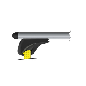 Alumia In-Rail, set completo barre portatutto in alluminio - S - Evos IA