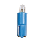 12V Kit Lampade cruscotto 1 Led - (T3) - W2x4,6d - 5 pz  - D/Blister - Bianco