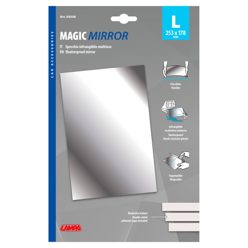 65558 Magic-Mirror, specchio adesivo multiuso - L