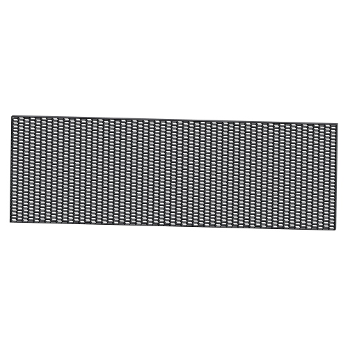 04608 Original-Look, griglia aerazione in PP - Esagono largo 15x35 mm - 120x40 cm - Nero