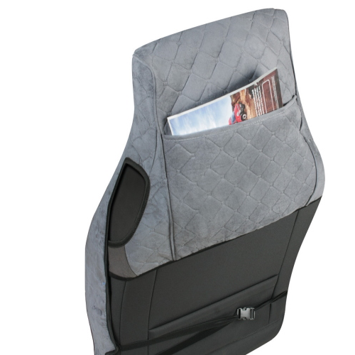 Melissa, set tende e coprisedili in microfibra per camion - Grigio
