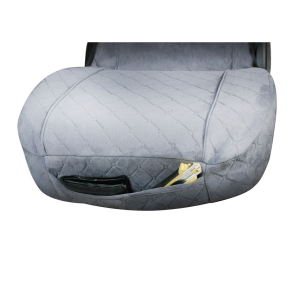 Melissa, set tende e coprisedili in microfibra per camion - Grigio