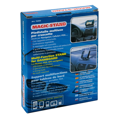 Magic-Stand, piedistallo multiuso per cruscotto