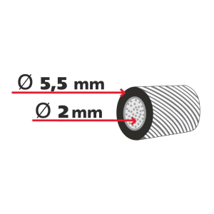 Cavo Tir con capicorda - 34 m