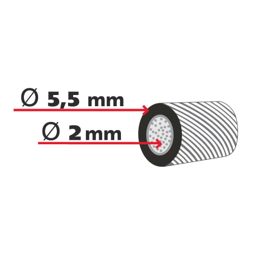 Cavo Tir con capicorda - 34 m