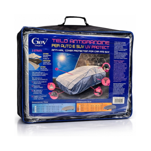 Telo antigrandine UV PROTECT per AUTO GEV MISURA M
