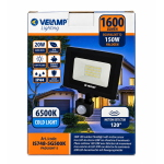 PADLIGHT5, proiettore LED SMD 20W IP44, nero 6500K. Con IR