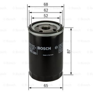 BOSCH 0 986 452 060 Filtro olio NISSAN Micra III Hatchback
