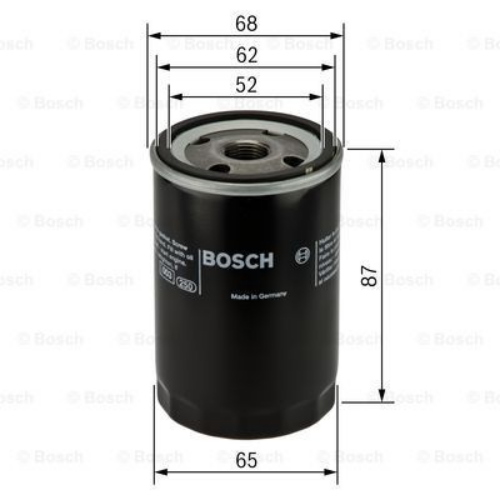 BOSCH 0 986 452 060 Filtro olio NISSAN Micra III Hatchback