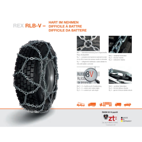 Catene da neve PEWAG REX RLB-VRE