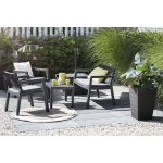 allibert salotto emily graphite c/cuscini