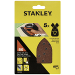 Piranha/Stanley Sta31004 (X31004) 5 Fogli Velcro X Mouse Gr.80
