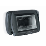 Placca Life X Esterno Nera 3P.