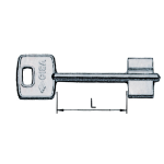 Cisa Art.00100.001 Chiave Grezza D.M.