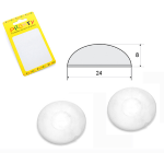 Paracolpo Ades.Trasp.A Goccia Mm.24X8 Blpz.4*