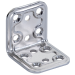 Piastra Inox Angol .Art.746 Mm.40X40X40