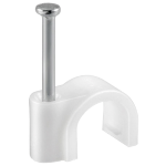 Fissacavi Pvc C/Chiodo Mm.5 Conf.100 Pz.