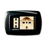 Tondo Placca Mod.Magic Plast.Schu+Modulo Or