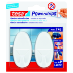 Tesa Powerstrips 2 Ganci Autoad.Bianco Grandi