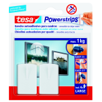 Tesa Powerstrips 2 Ganci Autoad. Per Quadri