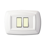 Tondo Placca Mod.Magic Plast.2P.Ravvic.Bian.